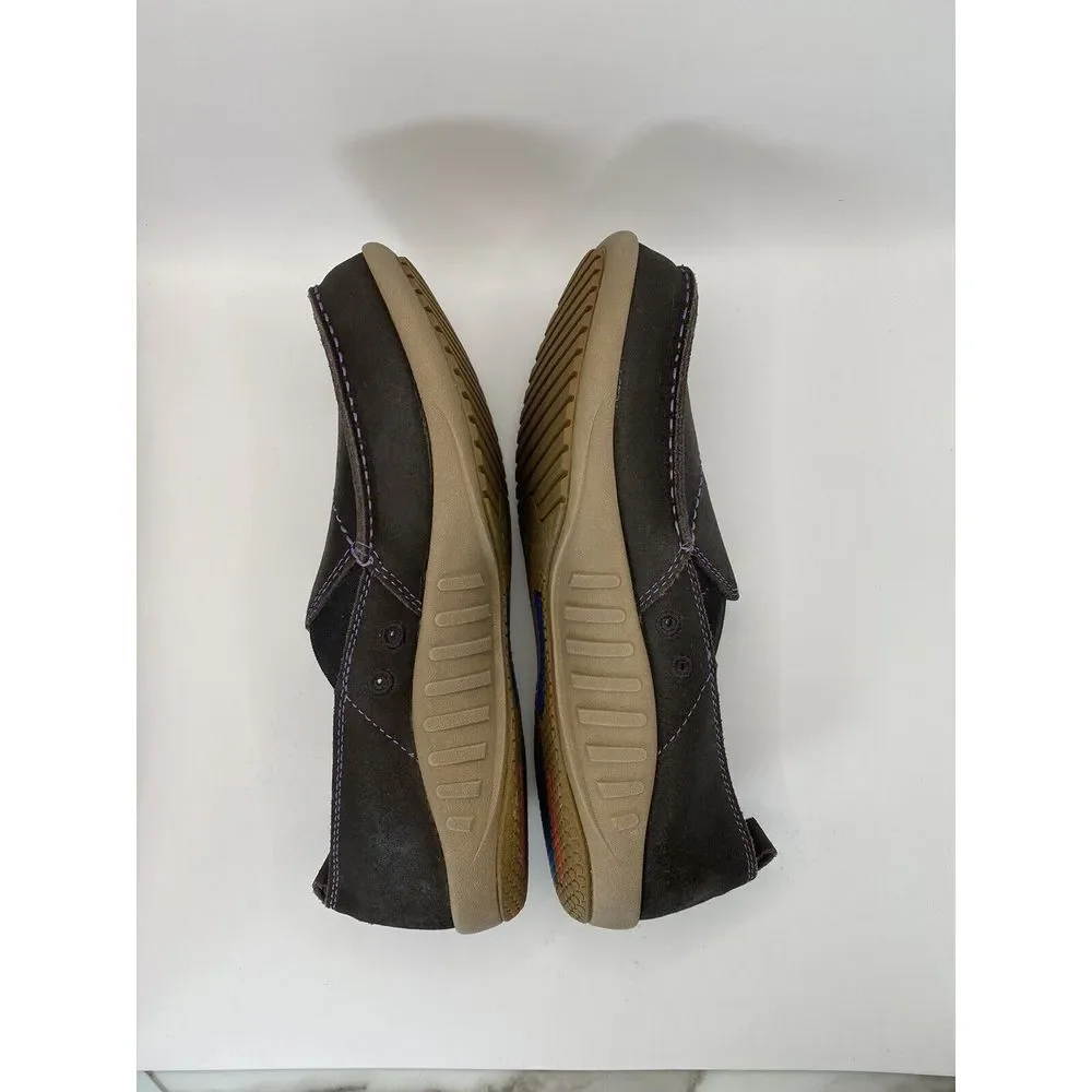Spenco‎ Shoes Womens 9 SIESTA Brown Slip On Comfort Loafers Orthotic Support